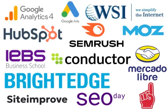 Consultora SEO 7 certificaciones seo experta consultor mexico